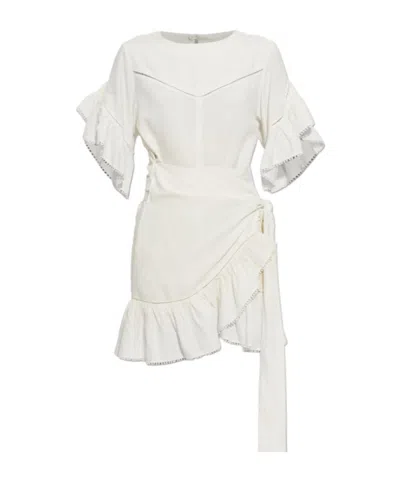 Isabel Marant Étoile Short-sleeved Dress In White