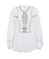 Isabel Marant Étoile Silekia Cotton Blouse In White