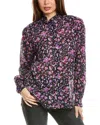 Isabel Marant Étoile Isabel Marant E'toile Silk-blend Blouse In Black