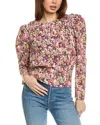 Isabel Marant Étoile Isabel Marant E'toile Silk Blouse In Blue