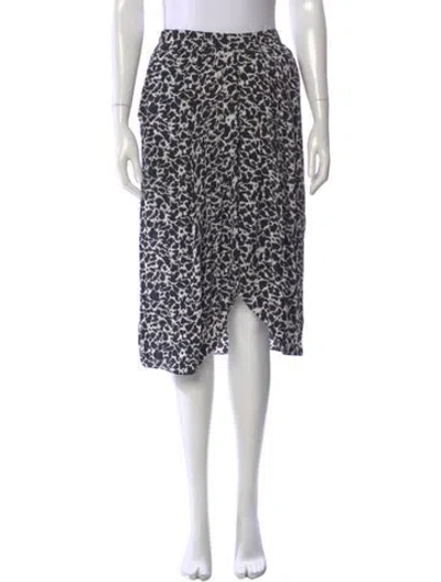 Pre-owned Isabel Marant Étoile Silk Knee-length Skirt In Multi