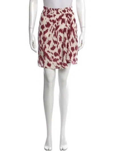 Pre-owned Isabel Marant Étoile Silk Knee-length Skirt In Neutral
