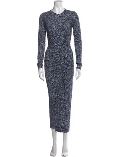 Pre-owned Isabel Marant Étoile Silk Midi Length Dress In Multi