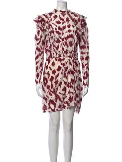 Pre-owned Isabel Marant Étoile Silk Mini Dress In White