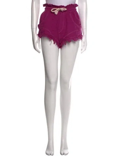 Pre-owned Isabel Marant Étoile Silk Mini Shorts In Pink