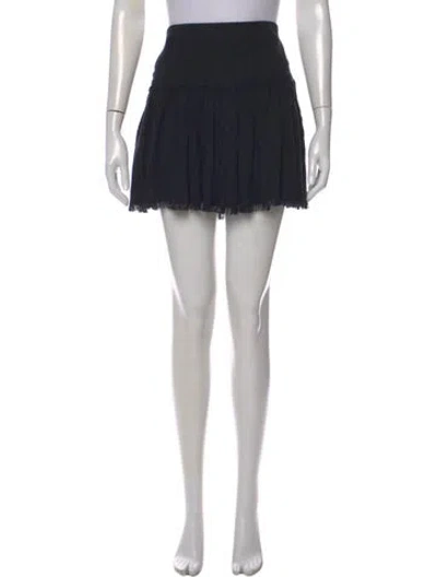 Pre-owned Isabel Marant Étoile Silk Mini Skirt In Black