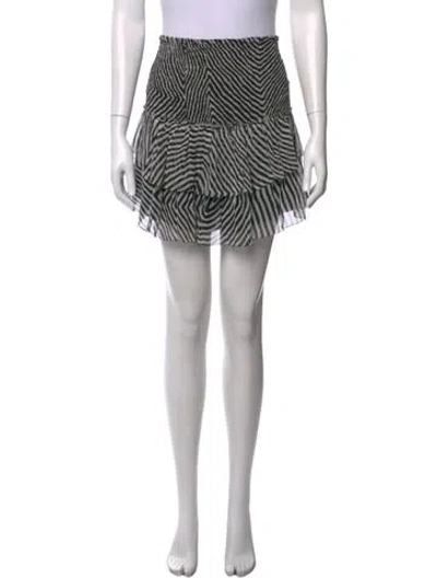 Pre-owned Isabel Marant Étoile Silk Mini Skirt In Multi
