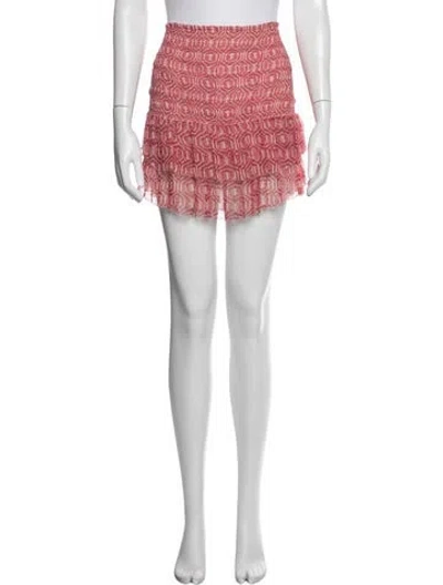 Pre-owned Isabel Marant Étoile Silk Mini Skirt In Multicolor