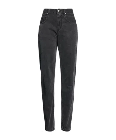 Isabel Marant Étoile Simple Jeans In Black