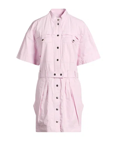 Isabel Marant Étoile Simple Shirt Dress In Pink