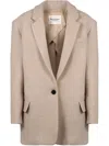 Isabel Marant Étoile Single-breasted Blazer In Neutrals