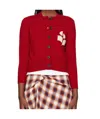 Isabel Marant Étoile Red Newton Cardigan In Red