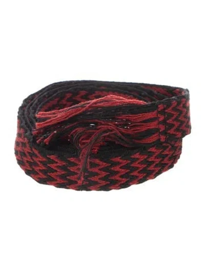 Pre-owned Isabel Marant Étoile Skinny Belt In Red