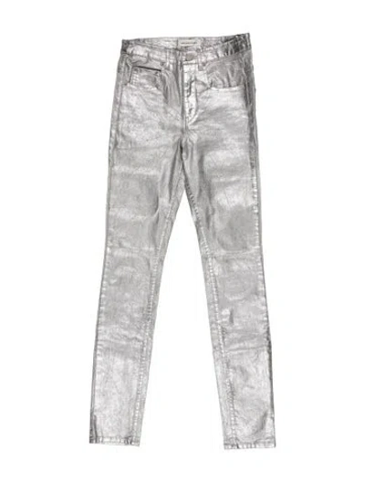 Pre-owned Isabel Marant Étoile Skinny Leg Pants In Gray