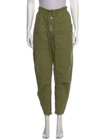 Pre-owned Isabel Marant Étoile Skinny Leg Pants In Green