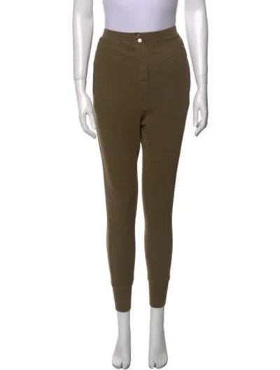 Pre-owned Isabel Marant Étoile Skinny Leg Pants In Green
