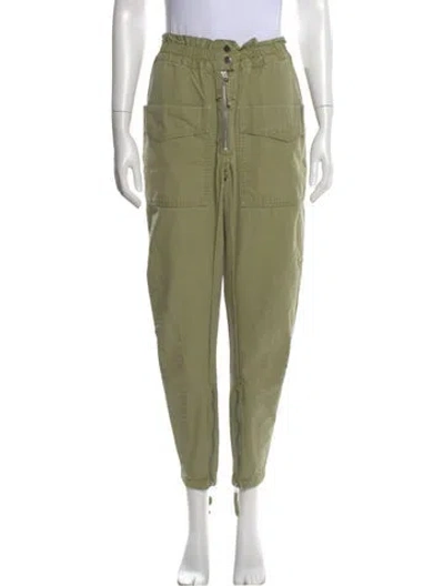 Pre-owned Isabel Marant Étoile Skinny Leg Pants In Green