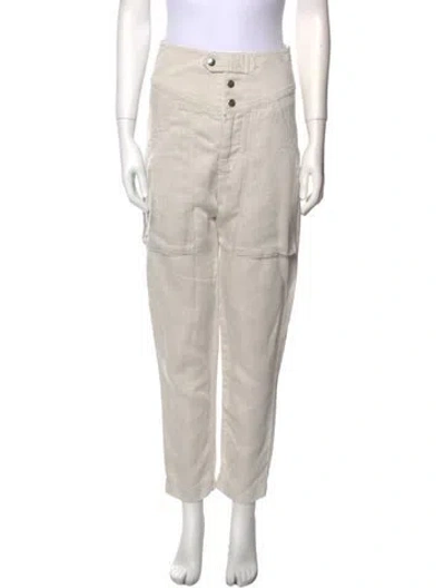 Pre-owned Isabel Marant Étoile Skinny Leg Pants In Neutral