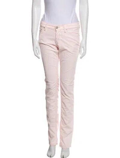 Pre-owned Isabel Marant Étoile Skinny Leg Pants In Pink