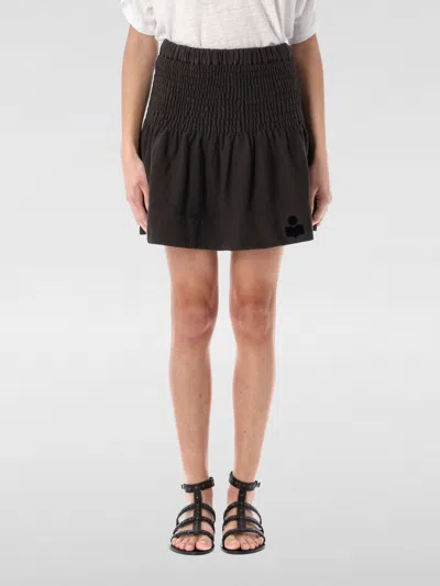 ISABEL MARANT ÉTOILE SKIRT ISABEL MARANT ETOILE WOMAN COLOR BLACK,G55670002