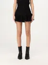 Isabel Marant Étoile Flared Mini Skirt With Lace Embroidery In Black