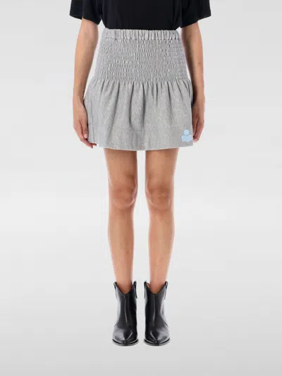 ISABEL MARANT ÉTOILE SKIRT ISABEL MARANT ETOILE WOMAN COLOR GREY,H21522020