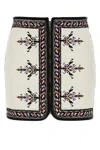 Isabel Marant Étoile Isabel Marant Etoile White Viscose Blend Zeria Mini Skirt