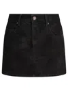 Isabel Marant Étoile Isabel Marant Etoile Black Synthetic Leather Kimmy Mini Skirt In Black