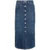 Isabel Marant Étoile Marant Etoile Vandy Denim Cotton Skirt