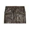 Isabel Marant Étoile Marant Etoile Women Claudine Faux Leather Mini Skirt In Black