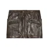 Isabel Marant Étoile Marant Etoile Women Claudine Faux Leather Mini Skirt In Black
