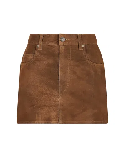Isabel Marant Étoile Skirts In Brown