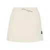 Isabel Marant Étoile Amaline Logo-patch Mini Skirt In Grey