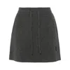 Isabel Marant Étoile Amaline Knitted Mini Skirt In Grey