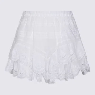 Isabel Marant Étoile Skirts Light And Natural In White