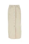 Isabel Marant Étoile Vandy Skirt In White