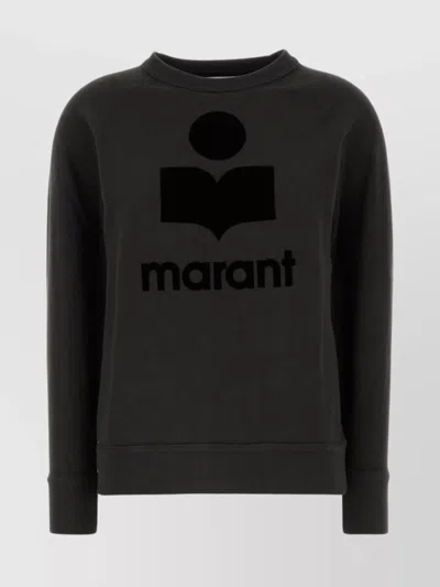 Isabel Marant Étoile Slate Cotton Blend Millyny Sweatshirt In Black