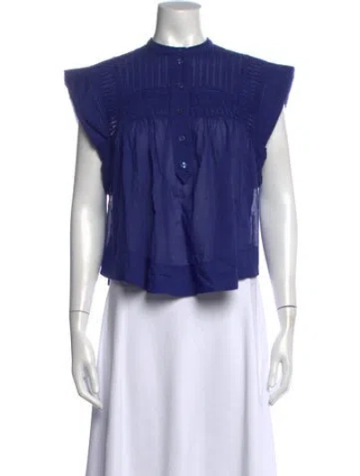 Pre-owned Isabel Marant Étoile Sleeveless Blouse In Blue