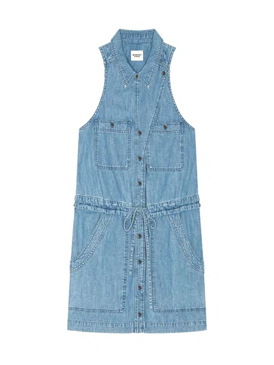 Isabel Marant Étoile Sleeveless Denim Dress In Blue