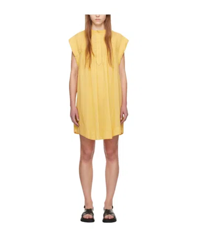 Isabel Marant Étoile Sleeveless Dress In Yellow