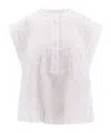 Isabel Marant Étoile Marant Étoile Woman Top Ivory Size 4 Cotton In White