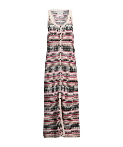 Isabel Marant Étoile Sleeveless Striped Knit Dress In Multi