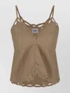 Isabel Marant Étoile Sleeveless V-neckline Crochet Detailing