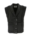Isabel Marant Étoile Naelle V-neck Vest In Black