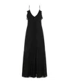 Isabel Marant Étoile Vasma Black Cotton Blend Dress In Black