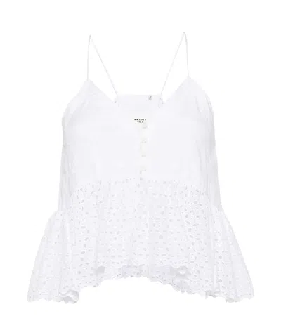 Isabel Marant Étoile Sogane Cotton Top In White