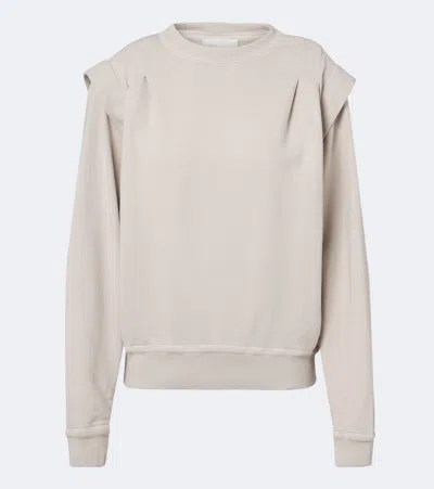 Isabel Marant Étoile Soldy Cotton Jersey Sweatshirt In Sand