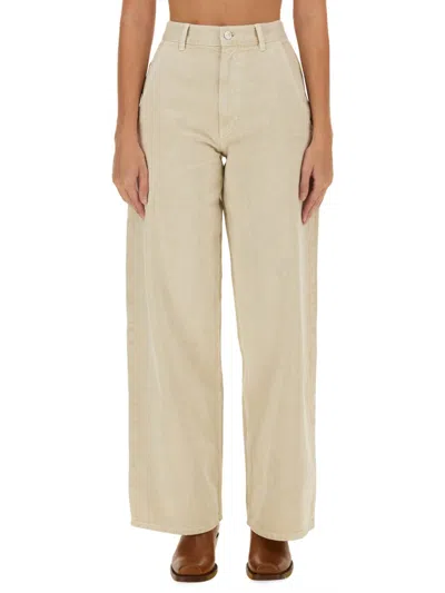 Isabel Marant Étoile Isabel Marant Etoile Solene Jeans In Powder
