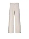 Isabel Marant Étoile Solene Mid-rise Jeans In Beige