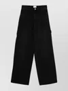 Isabel Marant Étoile Solene Wide Leg Trousers In Black